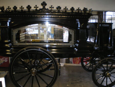 Horse drawn hearse